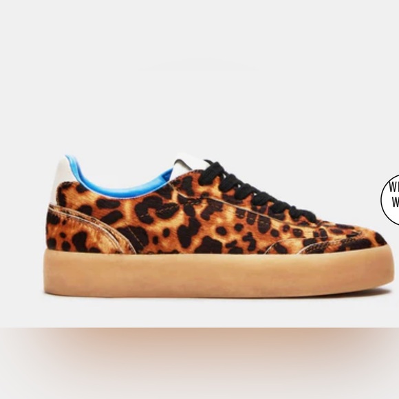 Steve Madden Tux-L Leopard Sneakers NIB - Picture 3 of 5